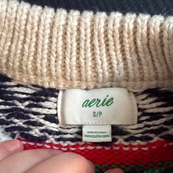 Aerie Multicolor Knit Sweater, Excellent Condition, Small - Picture 2 of 5